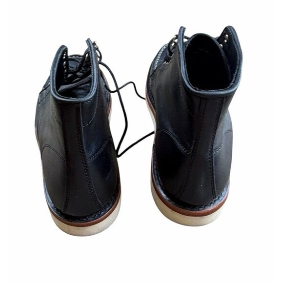Thursday Boot Co. Everyday Boots Black Leather Lace Up Chukka Chelsea Boot White main image 13